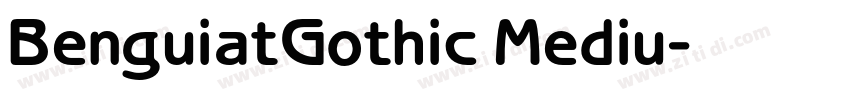 BenguiatGothic Mediu字体转换
